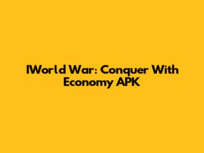 IWorld War: Conquer With Economy APK