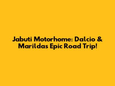 Jabuti Motorhome: Dalcio & Marilda's Epic Road Trip!