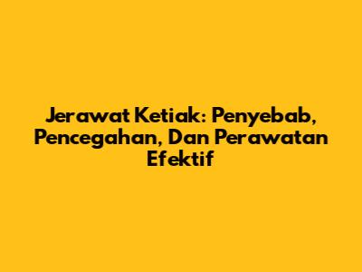 Jerawat Ketiak: Penyebab, Pencegahan, Dan Perawatan Efektif
